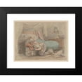 thumbnail image 2 of Thomas Rowlandson 18x14 Black Modern Framed Museum Art Print Titled - Caught in the Act (1795), 2 of 5