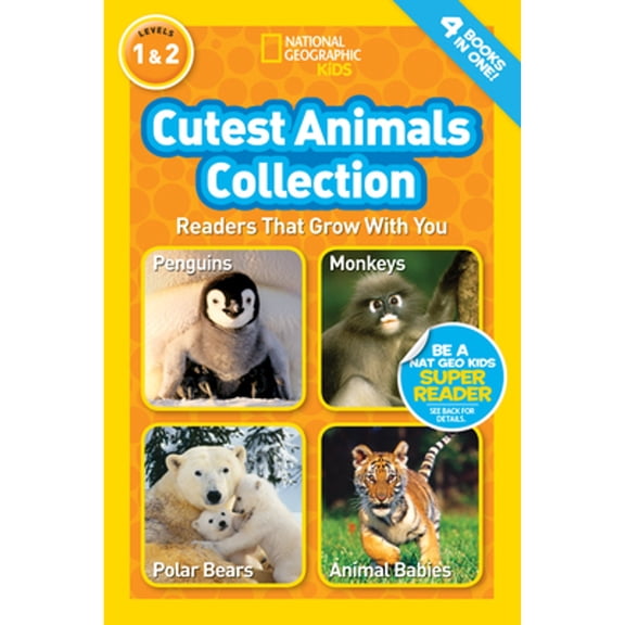 Pre-Owned Cutest Animals Collection (National Geographic Kids Readers, Levels 1 & 2): Readers That Grow with You (Paperback) 1426315228 9781426315220