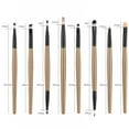 thumbnail image 6 of 24 Pcs Professional Eye Makeup Cosmetics Brush Set with Premium Wooden Handles for Eyeliner, Eye Shadow, Eye Brow, Foundation, Powder Liquid Cream Blending Brush, 6 of 12