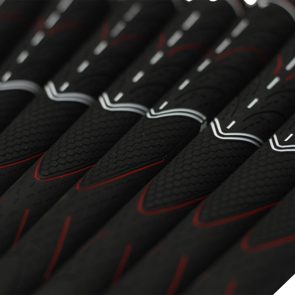 100 pcs - Majek Tour Pro Black Midsize Golf Grips