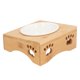 thumbnail image 5 of Cuenco De Agua Para Perros, Cuenco Para Mascotas Con Base De Bambú Y Madera, Boca Inclinada Para Interiores, 5 of 7