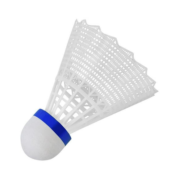 Volants de Badminton en Plastique et Nylon Durables, Lot de 12, Oiselets d'Entraînement à Haute Stabilité pour Jeu Extérieur Intérieur, Vol Uniforme pour Pratique et Jeux Décontractés, Jaune