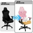 thumbnail image 5 of Xixirimido Gaming Chair Seat Cover Breathable Game Chair Slipcovers with Armrest Covers Non-slip Covers for Swivel Gaming Armchair, Ice Cream Print, 5 of 8