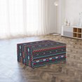 thumbnail image 3 of Antique Foldable Mattress, Old Motif, 74.8" x 35.4", Black Blue Coral, by Ambesonne, 3 of 6