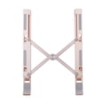 thumbnail image 2 of Mistaha Support d'Ordinateur Portable Réglable à 6 Niveaux Support Pliable en Alliage d'Aluminium Antidérapant Rose, 2 of 8