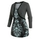 thumbnail image 1 of Top Sin Mangas de Talla Grande con Estampado de Calavera con Barroco Rosegal Mangas largas de talla grande, 1 of 5