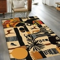 thumbnail image 3 of Boho Area Rug 3x5 Washable Rug Non Slip Ethnic Nation Black Women Animals Palm Tree Large Area Rug Indoor Floor Carpet for Entryway Bedroom Kitchen Living Room Home Office Dining Room Nursery, 3 of 8