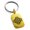 Gold, variant on Stainless Steel Celtic Cross Rune Knot Engraved Small Rectangle Dog Tag Charm Keychain Keyring
