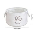 thumbnail image 3 of Taicans Bone Dry Pet Storage Collection Collapsible Bin,‌Foldable Closet Storage Bins,Fabric Organizer Basket with Handles for Clothes Toys & Home Decor,Easy to Clean, 3 of 6