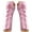 Pink, variant on QSAWXQZ Women's Carnival Sequine Long Arm Sleeves Solid High Elastic Gloves for Party Purple free size