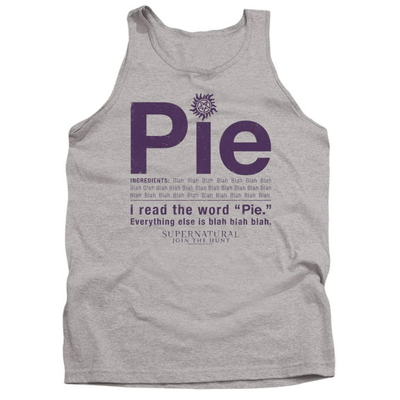 Supernatural - Pie - Tank Top - Small