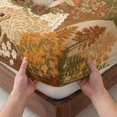 thumbnail image 3 of Twin XL Size Fitted Sheet Set - Fall 2 Piece Bedding Sets 16" Deep Pocket Fitted Sheet with 1 Pillowcases, Thanksgiving Country Harvest Fox Pumpkins Maple Leaf Brushed Microfiber Hotel Bed Sheets, 3 of 9