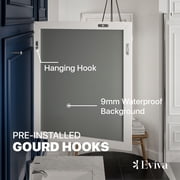 Eviva Acclaim Transitional White Bathroom Vanity Mirror