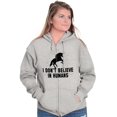 thumbnail image 3 of I Dont Believe in Humans Unicorn Zip Hoodie Sweatshirt Women Brisco Brands M, 3 of 6