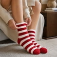 thumbnail image 4 of Busydd 6‑Pack Christmas Socks for Women Winter Fashion Thermal Warm Socks Comfortable Casual Holiday Fuzzy Cotton Socks, 4 of 5