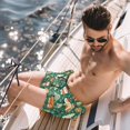 thumbnail image 2 of luoweisi Men's Beach Shorts Quick Dry Swim Trunks with Mesh Lining Merry Chrismas L, 2 of 5