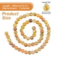 thumbnail image 3 of 1Box 2 Strands Natural Dragon Veins Agate Beads Strands Dyed Round Olive Color 6mm Hole: 1mm 64pcs/strand 15.5''(39.37), 3 of 6