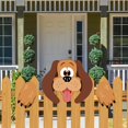 thumbnail image 4 of Front Door Hanging,The Fence Festivity Outdoor Decoration Occasion To Peeker Christmas Animal Home Decor, 4 of 7