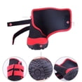 thumbnail image 6 of 4pcs Rugged Autumn and Winter Sole Shoes Dog Leg Cover Outdoor Pet Rainshoes Pet Supplies Dog Booties Dog Shoes RED L, 6 of 8