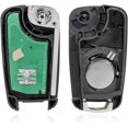 thumbnail image 5 of Easy to Use KR55WK50073 Car Key Fob Keyless Flip Entry Remote 4-btn Compatible with Terrain Cruze Equinox Impala Regal Encore Allure Camaro, 5 of 8