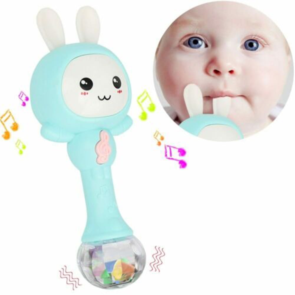 Liliz Newborn Infants Baby Rattle Musical Toy Cute Bunny Shape