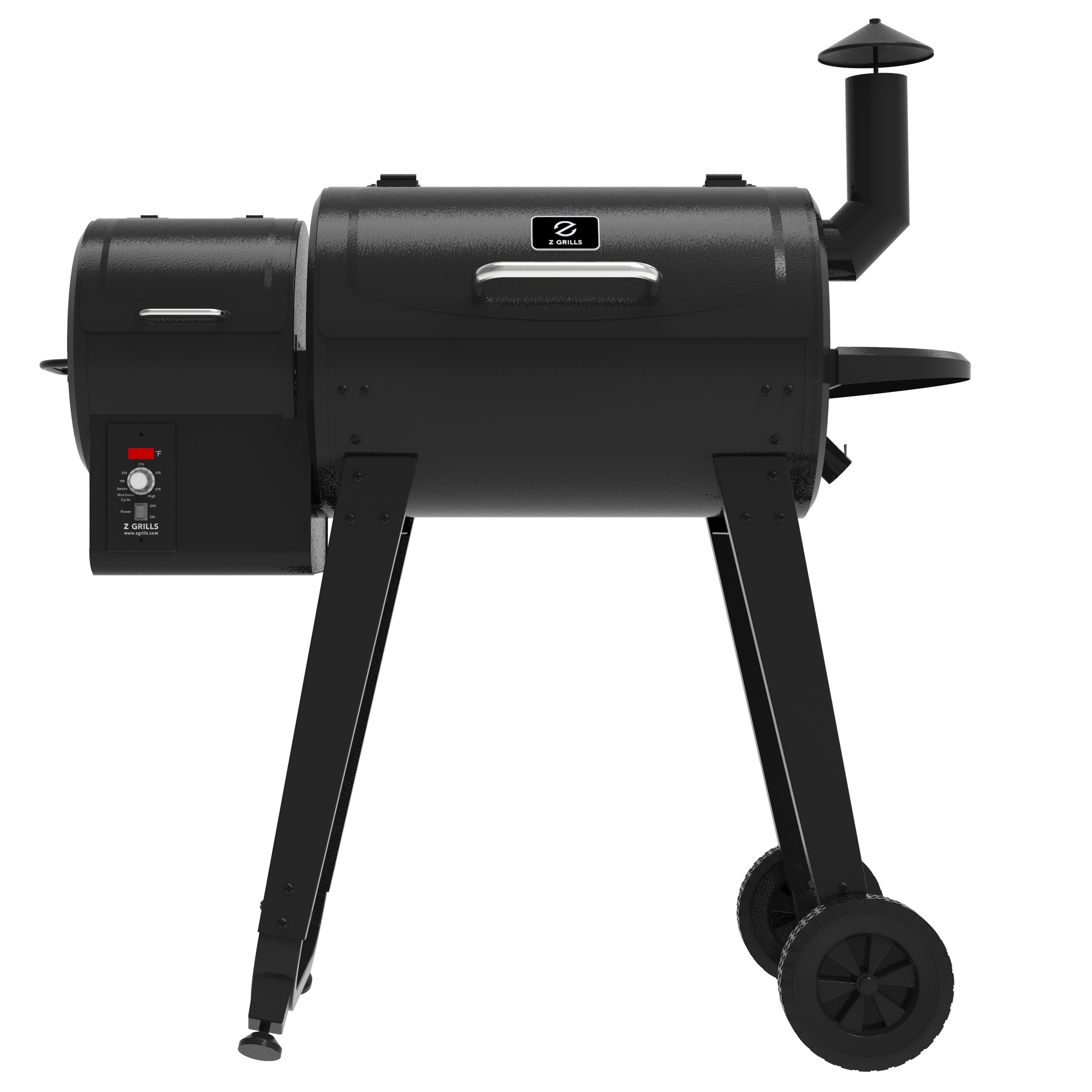 Z GRILLS ZPG-450A3 Wood Pellet Grill & Smoker 8-in-1 BBQ 2022 model, Black - image 4 of 11