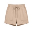 thumbnail image 6 of ZOYOEN Girls Fashion Outfit Sets- Casual Soft Short Sleeve Loose Fit Kids Summer Clothes Khaki Size 8, 6 of 9