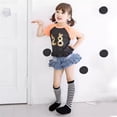 thumbnail image 6 of Summer Girls Denim Shorts Double Layer Ruffled Hem Cute Casual Above Knee for Toddler Kids Blue 18 Months-24 Months, 6 of 6