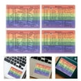 thumbnail image 4 of Miangastore 4Pcs Multi Color Paper Notebook Stickers for Laptop Users and Professionals 3.69X3.07X0.04in, 4 of 8