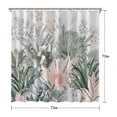 thumbnail image 5 of Waterproof Vintage Flowers Rustic Shower Curtain 72x72 Inch Boho Style Polyester Unique Shower Curtain for Bathroom Hotel Home Decor with 12 Plastic Hooks, 5 of 5