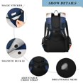 thumbnail image 4 of FORMRS School Backpack 17" Student Travel Bag with Laptop Compartment, Blue Abstract Wavy, 4 of 7