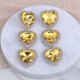 thumbnail image 1 of Nuevos pendientes colgantes grandes estilo bohemio para mujer, colgante con forma de corazón de rosa y diamantes de imitación, oro amarillo E1555, 1 of 5