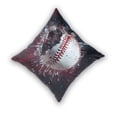 thumbnail image 2 of Baseball with Broken Glass Throw Pillow Covers Pillowcases 20 x 20 Inch Home Decor 2 Packs for Bedroom Sofa, 2 of 6