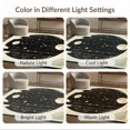 thumbnail image 7 of ODIKA 2'x3' Washable Doormat Non-Slip, Low Pile Goth Gothic Tarot Motif Minimalist Grid Phase Arch Mystical Motifs for Entryway, Kitchen, Laundry Room, 7 of 7