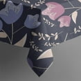 thumbnail image 5 of Pioneer Flower Floral Print Pattern Square Tablecloth,Waterproof Square Table Cover,Wipeable Spillproof Washable Table Cover for Home Kitchen Party Decor 52"x52"(132x132cm), 5 of 6