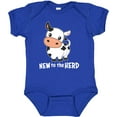 thumbnail image 3 of Inktastic New to the Herd Cute Cow Boys or Girls Baby Bodysuit, 3 of 5
