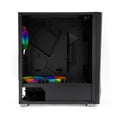 thumbnail image 4 of Gabinete gamer Yeyian YGA-68809 ATX / micro ATX cristal templado RGB con control remoto  3 ventiladores instalados USB HD AUDIO ranuras HDD y SSD 7 PCI, 4 of 7