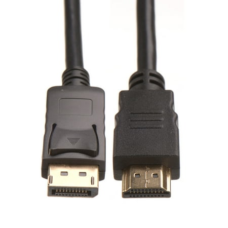 ONN DisplayPort to HDMI Cable (Choose Size) (Best Displayport Cable For 144hz)