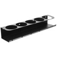 thumbnail image 4 of Mobutofu 1 Set Tool Organizer Rack Black Metal For Wall Mounted Storage Rack In Garage And Homeowners 11.8X4.1X3In, 4 of 7