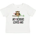 thumbnail image 3 of Inktastic My Nonnie Loves Me Grandchild Girls Baby T-Shirt, 3 of 5