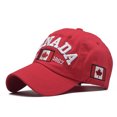 thumbnail image 1 of CANADA baseball cap, unisex, Canadian baseball cap, pure cotton, versatile duckbill cap, 1 of 5