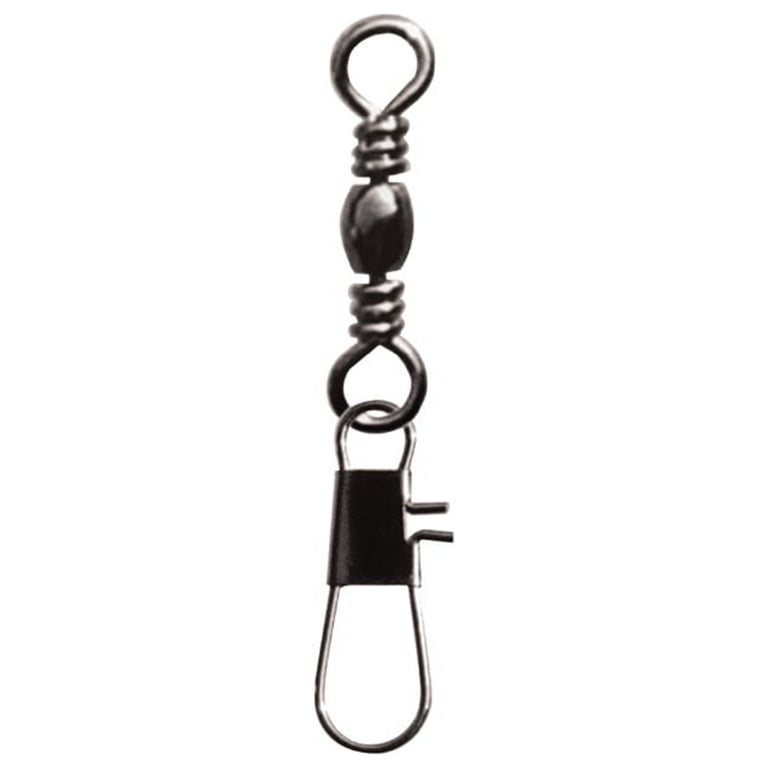 Eagle Claw Fishing, BIS125 Barrel Swivel with Interlock Snap, Size 5
