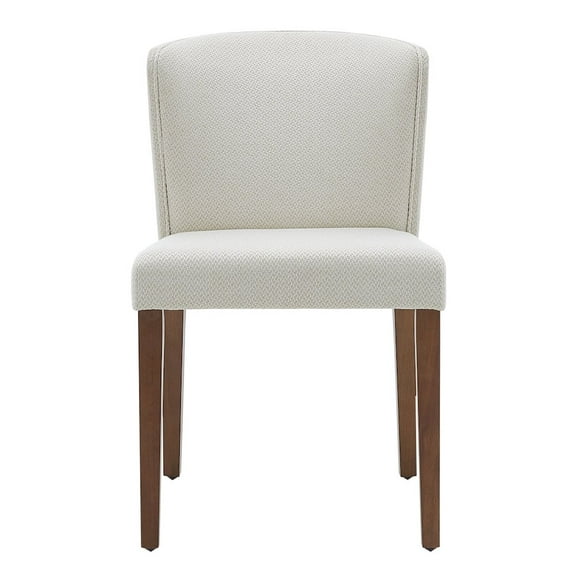 NPD Furniture Albie KD 20" Dining Side Chair in Cardiff Cream (Set of 2)