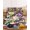 Colorful Floral Herbs, variant on Twin Sze Fitted Sheet Set - Country Flowers 2 Piece Bedding Sets 16" Deep Pocket Fitted Sheet with 1 Pillowcase, Retro Pastoral Colorful Floral Herbs Brushed Microfiber Hotel Luxury Bed Sheets