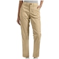 thumbnail image 2 of High Waisted Cargo Pants for Women Straight Leg Work Trousers Multi-Pockets Utility Bottoms Breathable Cotton Twill Outdoorwear, 2 of 8