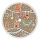 thumbnail image 1 of Faldas para árbol de Navidad de 48 pulgadas con texto "Merry Christmas", tapete para árbol de Navidad para vacaciones de invierno, falda para árbol de Navidad para decoraciones navideñas rústicas, 1 of 8