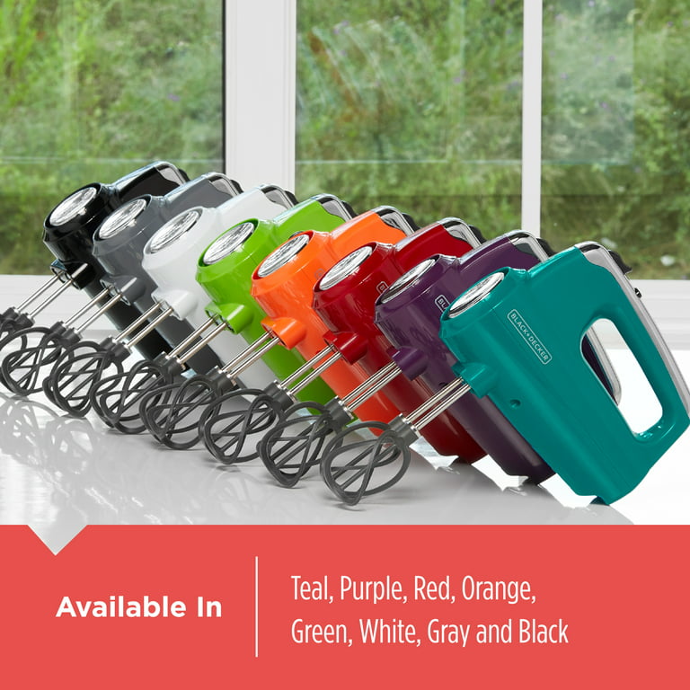 Spectrum Brands MX600L Black & Decker Advanced Helix Performance Premium Hand  Mixer, Green, 1 - Fry's Food Stores
