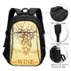 thumbnail image 3 of Disketp Bunch of Grapes Mochila de Viaje Estampada para Laptop con Puerto de Carga USB, Mochila Impermeable para Computadora – Regalo para Hombres y Mujeres, 3 of 7
