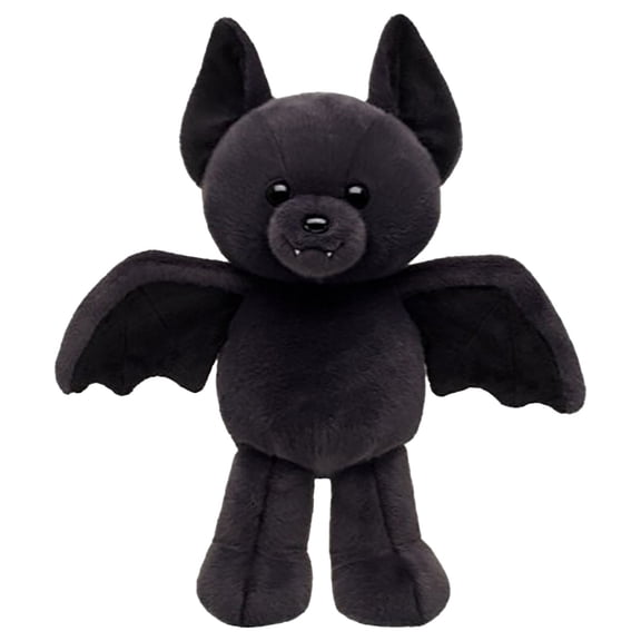 Bat Bear Plush Toys Stuffed Animal Soft Plush Toy, Soft Bat Bear Plush Doll, Halloween Cozy Animal Pillow Gift for Kids, Lovers & Collectors(Black)