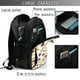 thumbnail image 4 of Fotbe Baseball Sport Mochila con Estampado y Puerto USB para Hombre y Mujer, Mochila Antirrobo, Mochila de Viaje, Mochila Escolar, Mochila Universitaria, 4 of 7